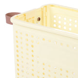 Slim Laundry Basket Foldable Space Saving Sturdy PP Plastic Narrow Clothes Hamper for Bathroom V1294-YM0901-3117240333312
