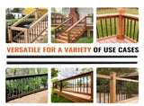 Staircase Metal Balusters, 3/4'' Round x 32'' Long Aluminum Decorative Banister Spindles, 101 Pack V952-YXKLGZ32YC10P31SIV0