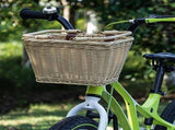 Kids Bike Basket, Wicker Look Handlebar Front Basket for Girls Bicycle, 25x18x15cm V1237-ZY-924-071