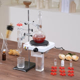 Essential Oil Distillation, 500ml Distillation Apparatus, 3.3 Boro Lab Glassware Distillation V952-JYTQBLZZJPDJRG1A4V3