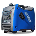 GENPOWER Inverter Generator Portable 3.5kW Max Petrol Pure Sine Wave Camping Power Station Blue V219-GENINVGPRA6MB