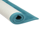 Marlow Coral Velvet Area Rugs Large Mat 150x200cm Blue FR2045-150X200-BL