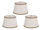 3Pcs Small Lamp Shades Hand Crafted Exquisite Soft Lightweight Dustproof High Luminousness Table V1294-YM0715-3119210304611
