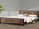 Levede Metal Bed Frame Mattress Base Queen BF1048-Q