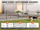 Garden Fence, 7593 cm Animal Barrier Fence, Underground Decorative Garden Fencing with 6.38 cm V952-JSWL385295INRNI2VV0