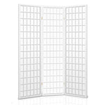 Artiss 3 Panel Room Divider Screen 131x179cm White RD-4019-3P-WH