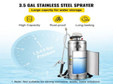 3.5Gal Stainless Steel Sprayer,l Set 20" Wand& Handle& 3FT Reinforced Hose, Hand Pump Sprayer V952-PWQBXG12L00000001V0