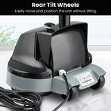 Hauskeeper GEN2 5 in 1 Electric Floor Polisher 6M Power Cable Timber Hard Waxer Buffer Cleaner FLR-POL-BK