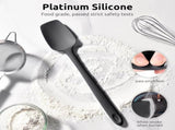 600F High Heat Flexible 14in Extra Large Silicone Spoon Spatula and 12" Kitchen Cooking V1258-DP02-C-397