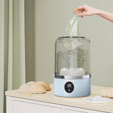 Mini Portable Washing Machine Rechargeable Small Clothes Washer for Travel Use Blue V1263-JX-7248-1