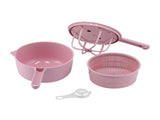 Household Vegetable Drainer Manual Salad Dehydrator Vegetable Washing Basket for KitchenPink V1294-YM0901-3118210232312