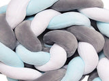 Baby Braided Crib Bumper Long Baby Nursery Cushion Knot Soft Snake Pillow V1294-YM0901-JY25528-01