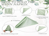 150 Pcs Napkin Bulk 17 x 17 Inch Square Silk Table Napkin Soft Dinner Napkins Decor Elegant V1258-DP02-C-3184