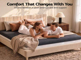 Giselle 18cm Double Memory Foam Mattress Dual Feel Reversible Charcoal Foam FOAM-C-MFM-ETHER-H018-D
