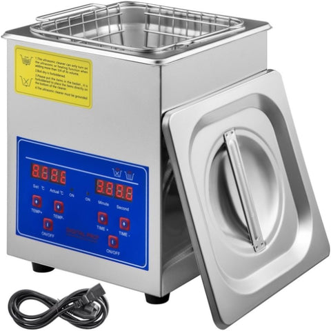 VEVOR Ultrasonic Cleaner 2L Jewelry Cleaning with Digital Timer Ultrasonic Cleaning Machine for V952-JPS-10ACSBQXJ0001V3