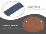 Coffee Denim Apron Stylish Hairdressing Smock for Salon and Work Use V1369-AZ3-W-16924
