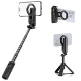Ulanzi JJ03 Magnetic Phone Tripod Wireless Phone Grip Selfie Stick Desktop Tripod with Remote V413-JJ03