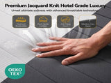 Giselle 18cm Double Memory Foam Mattress Dual Feel Reversible Charcoal Foam FOAM-C-MFM-ETHER-H018-D