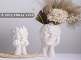 Vase White Ceramic Vases for Home Living Room Guesthouse Decoration V1294-YM0718-220825MQ02-4