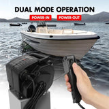 X-BULL Electric Boat Winch 12V 6500LBS Portable Detachable Steel Cable Marine Ship 3000KG 4WD V211-AUEB-BW001