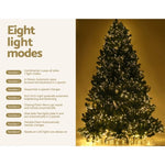 Jingle Jollys Christmas Tree 2.4M Xmas Tree Decorations 3190 LEDs 8 Light Mode XM-TR-FULL-8FT-LED