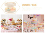Rotating Cupcake Carousel Stand with Automatic Rotation for Bakery, Party, Home Use - Dessert V1192-AZ-W-28503