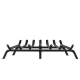 Fireplace Log Grate, 762mm Heavy Duty Fireplace Grate with 6 Support Legs, 19.05mm Solid V952-ZTXYMP34X3430EWF0V0