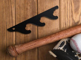 Black 3-tier Baseball Bat Wall Holder with Density Board for Display V1192-AZ-W-24836