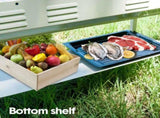 Portable Large Barbecue Charcoal Grill Stove Foldable Kebab Stainless Steel BBQ Grill With 2 Grill V985-PATIOBBQGRILL