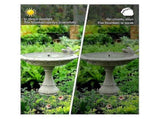 Solar Bird Bath Fountain Pump with Tubing Outdoor Water Pump V1263-JX-5570