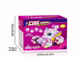 Unicorn remote control car for girls, 360&deg rotating four-wheel drive stunt remote control car with V1105-YAYKC-01
