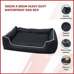 100cm x 80cm Heavy Duty Waterproof Dog Bed V63-784225