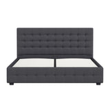 Milano Decor Eden Gas Lift Bed - Dark Grey - King ABM-10001888