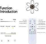 Modern LED Chandelier Flush Mount Lamp Remote Control V178-28961