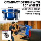 BAUMR-AG 120L Forced Action Pan Mixer, 1500W Electric Direct Drive Motor, Heavy-Duty Frame, for V219-TOLMSCBM1C2A