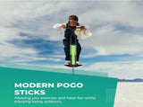 Social Hike Green Pogo Stick - Kids Jumping Jackhammer Exercise Hopper Toy V238-SUPDZ-28304776101968