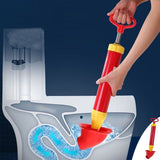 Toilet Plunge Blaster, High Pressure Toilet Plunger, Drain Sinks and Plumbing Clogs, High-Pressure V1369-AZ3-W-09675