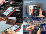 Auto Ranging Digital Multimeter with Rechargeable Type C Power, 6000 Count Reading, and Large V1369-AZ3-W-14106