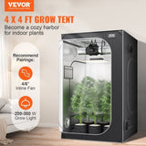 Grow Tent 48 x 48 x 80 in Indoor Growing Tent Hydroponic Window Door Tray V952-ZZZPJSJSJTHSH2RLQV0