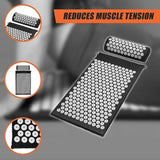 Massage Acupressure Yoga Mat With Pillow Sit Mats Cut Pain Stress Soreness V63-823891