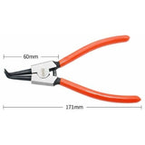 4 Pcs Circlip Pliers Length, Trimming of the Tip Clamp for Internal and External Circlip with Bag, V1237-MS-626-155