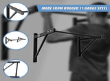 Wall Mounted Pull Up Bar Heavy Duty Chin Up Station for Home Upper Body Training V63-822481