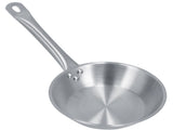 Stainless Steel Frying Pan Single Handle Fried Pan Cookware for Home induction Cooker7.9x2.0in V1294-YM0714-3118210229311