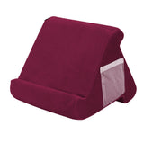 Purple Soft Multi-Angle Tablet Pillow Stand - Comfy Reading & Viewing Holder for iPads, Books, V888-ELOSUNG27497