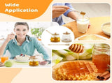 2PCS Glass Honey Jars, Glass Honey Container with Wooden Stirrer, Wide Mouth Honey Jar with Wooden V1369-AZ3-W-08950
