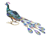 Outdoor Solar Light Vivid Peacock Sculpture Light Garden Decoration Light for Courtyard Lawn60x37 cm V1294-YM0714-3111210469711