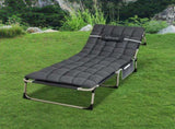 Levede Folding Camping Bed Camp Cots OD1068-DG