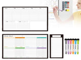 Back to College Yxwen Refrigerator Daily Calendar Whiteboard for Fridge Meal Planner White V1189-LWWAL-20260325-02110