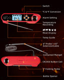 Meat Thermometer, Instant Read Digital Thermometer-Waterproof/Backlight, 43in Extended Probe and V1258-DP02-C-14
