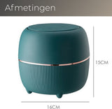Klein Prullenbak - Designer Trash Can with Lid - Mini Prullenbak - Small trash can ideal for the V1188-MS-313-0659